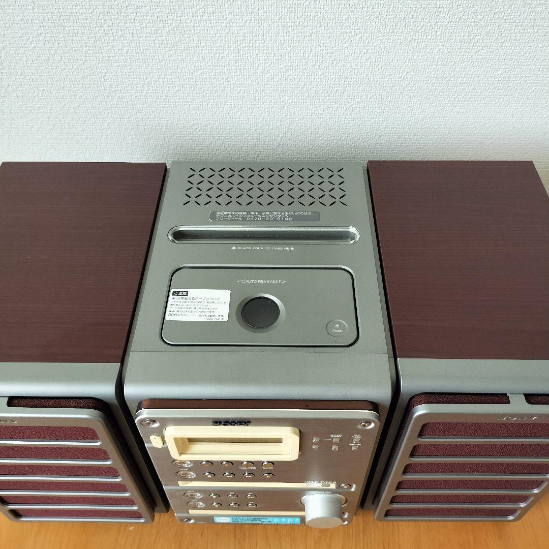 【ジャンク扱い】SONY ソニーCMT-J300 CDMDコンポ