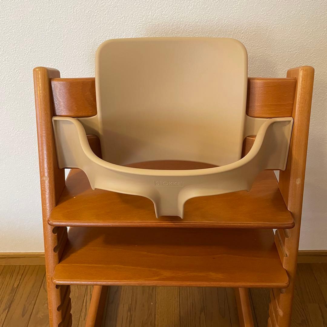 ストッケ　トリップ トラップ　ベビーチェア+ベビーセット　チェリー