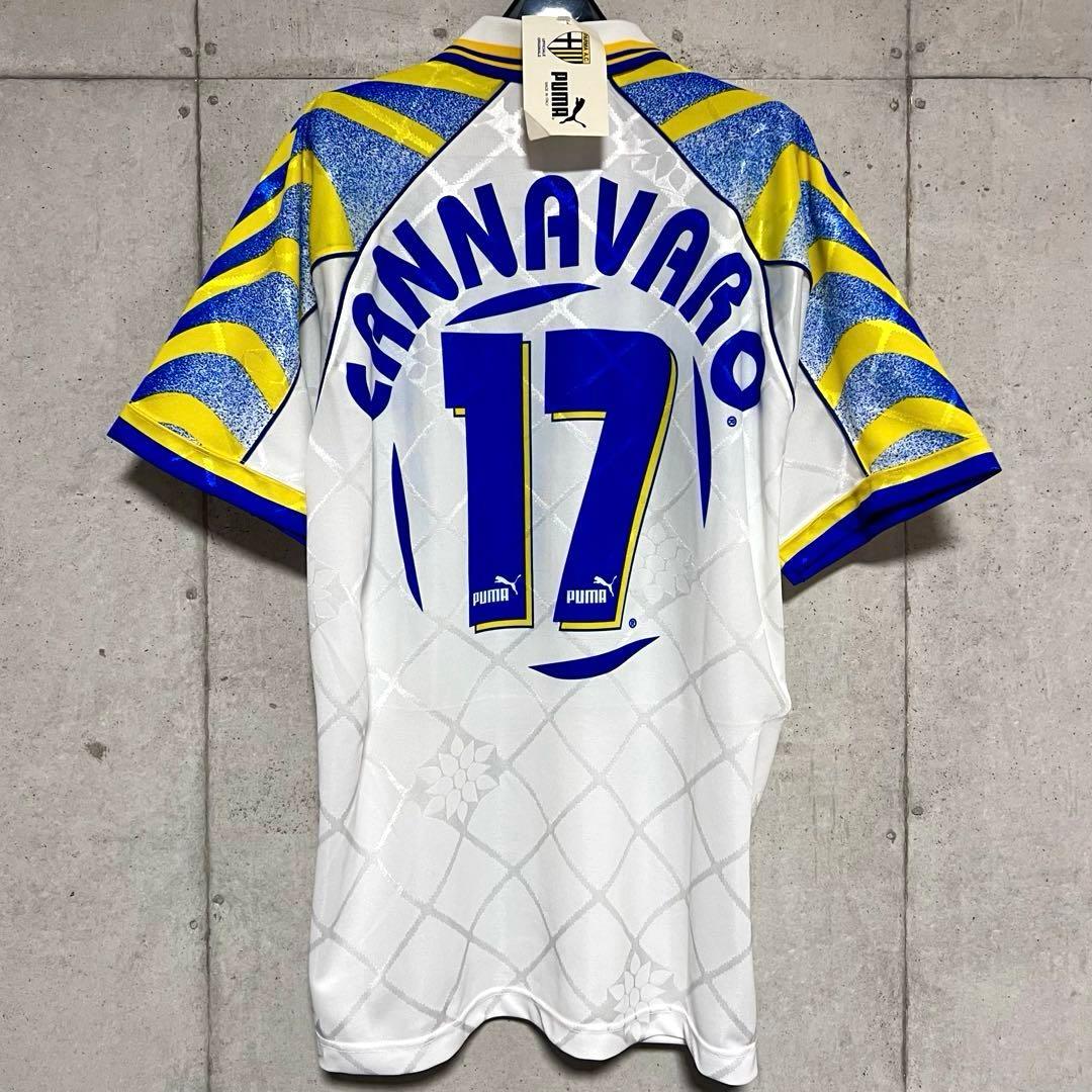 【新品/タグ付き】95-97パルマAC ♯17カンナバーロ【XLサイズ】ホーム