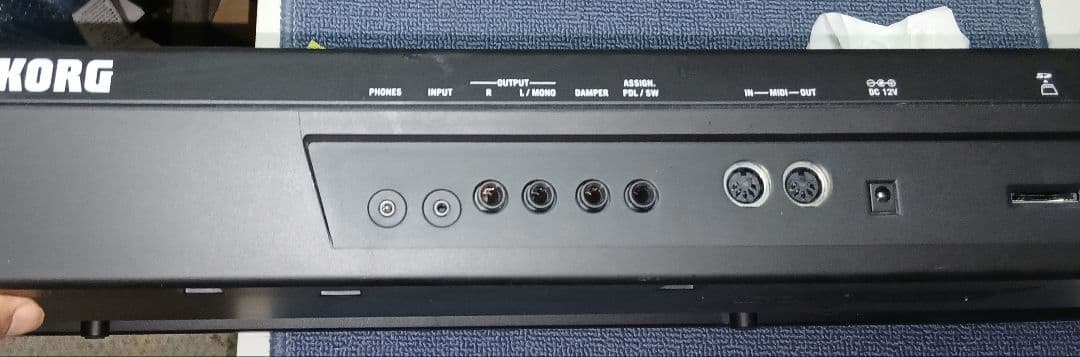 KORG microARRANGER　61鍵 シンセサイザー　電源・SW・ペタル