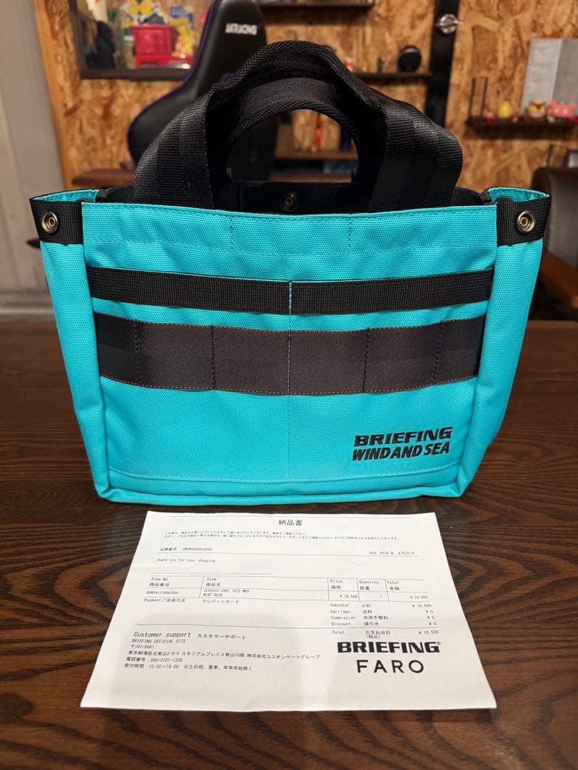 BRIEFING WIND AND SEA コラボ　カートバック　新品未使用