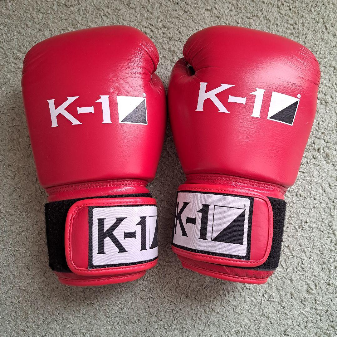 K-1 ボクシンググローブ 16oz レッド