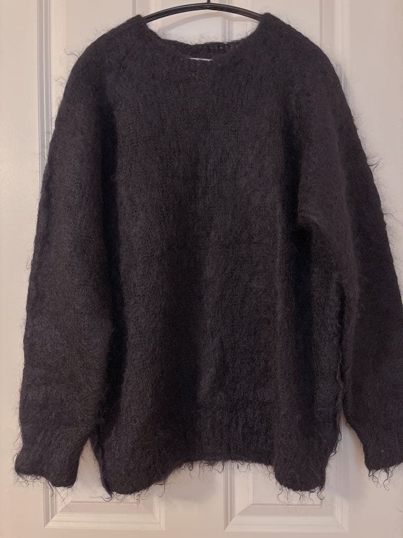 美品☆Harley of Scotland モヘア 黒 長袖セーター