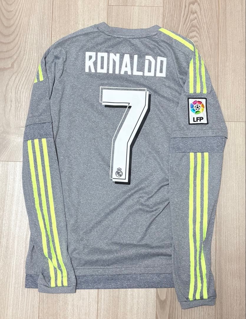 【長袖正規品】レアルマドリード 2015/16 ロナウド アウェイユニフォーム