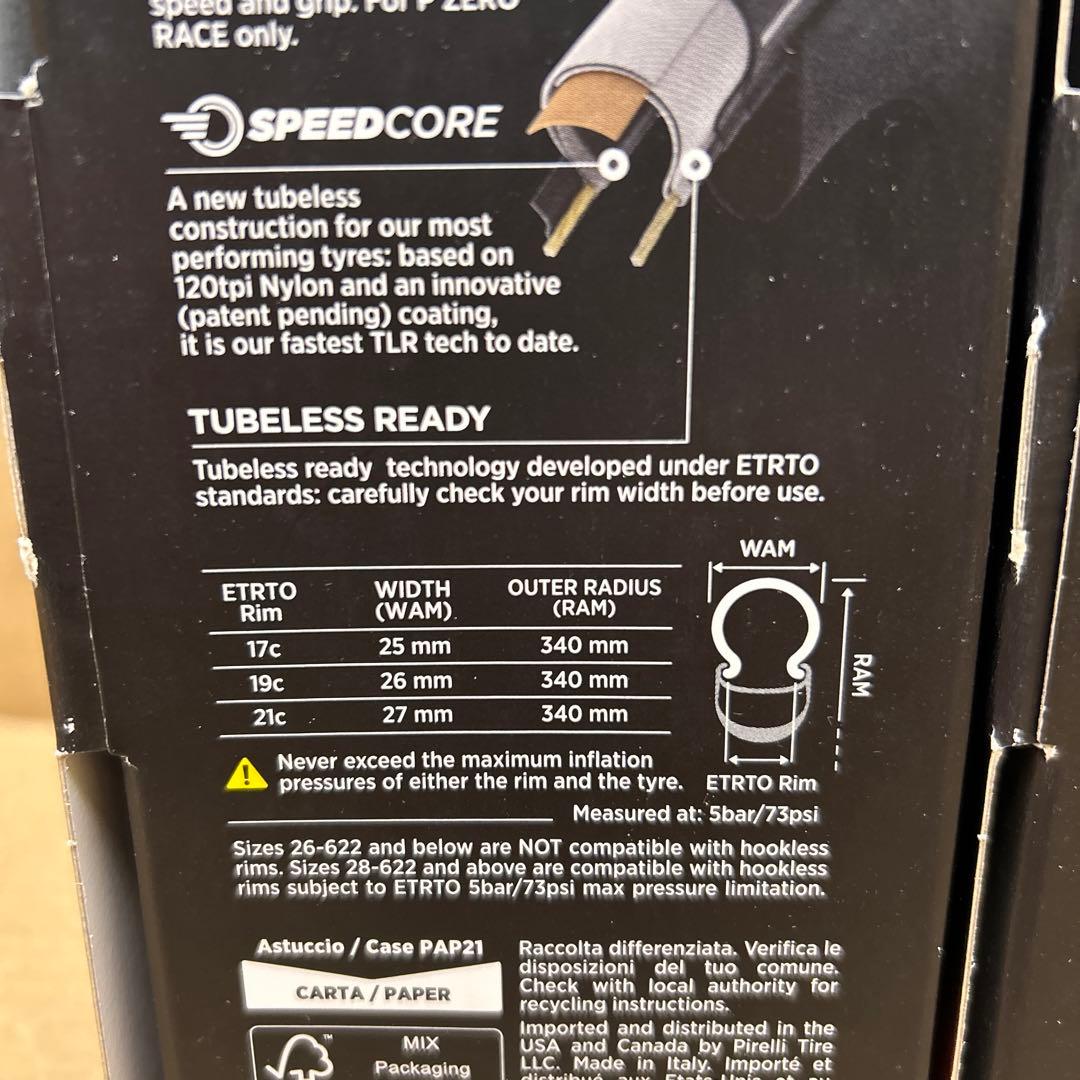 2点セット PIRELLI(ピレリ) P ZERO RACE 700x26c