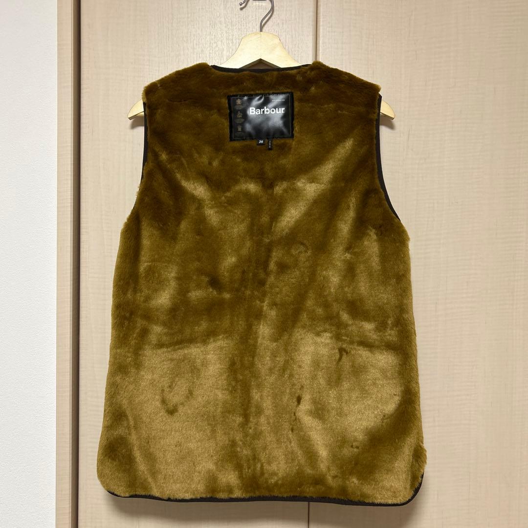 Barbour ブラウン ベスト 36