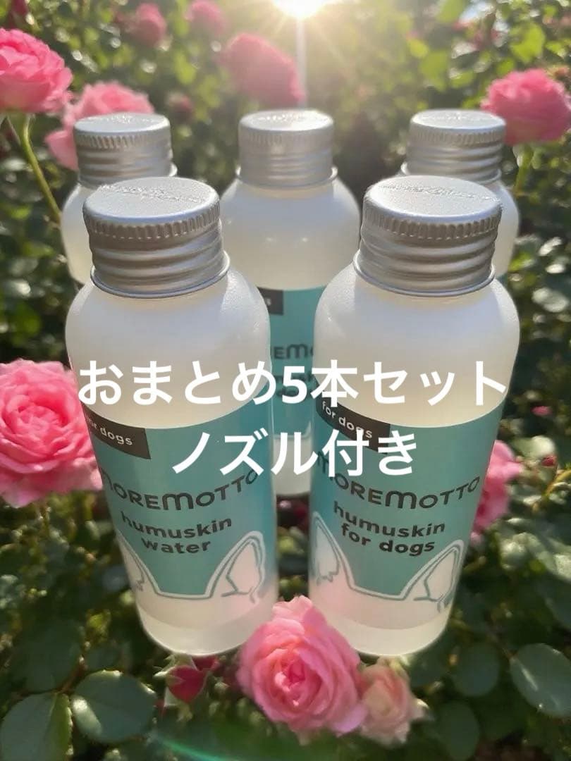 フムスキンウォーター公式サイト犬　5本セット MOREMOTTO 涙やけケア