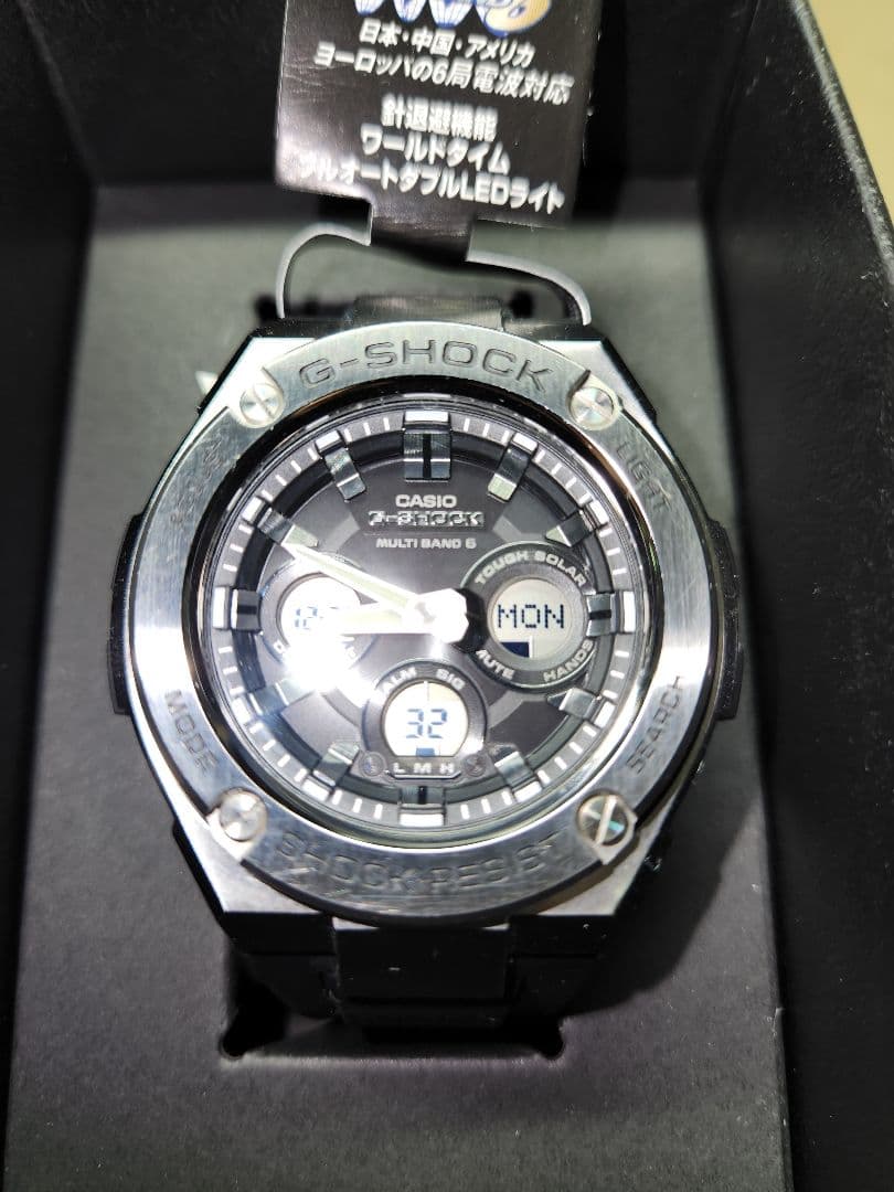 【売り切り早い者勝ち】G-STEELE GST-W310　メンズ　電波ソーラー