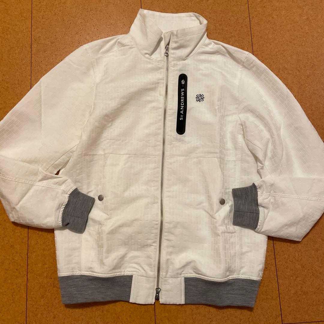 新品　未着用　LL セントアンドリュース　メンズ　ブルゾン　総柄　上質　ゴルフ