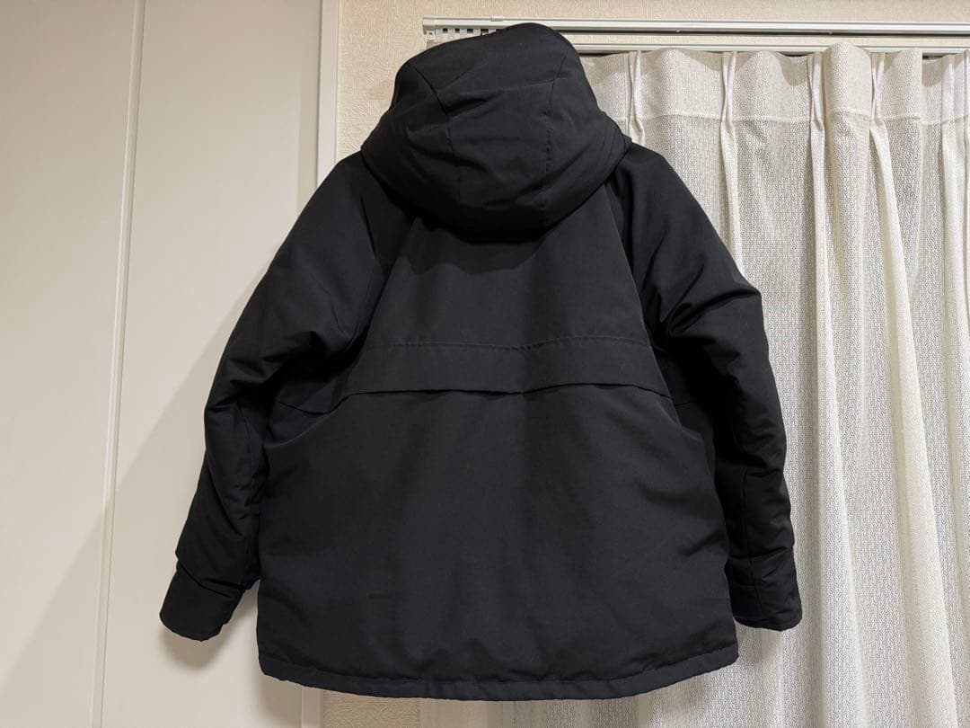 DANTON ダントン ブラック フード付き ダウンジャケット／中綿ジャケット