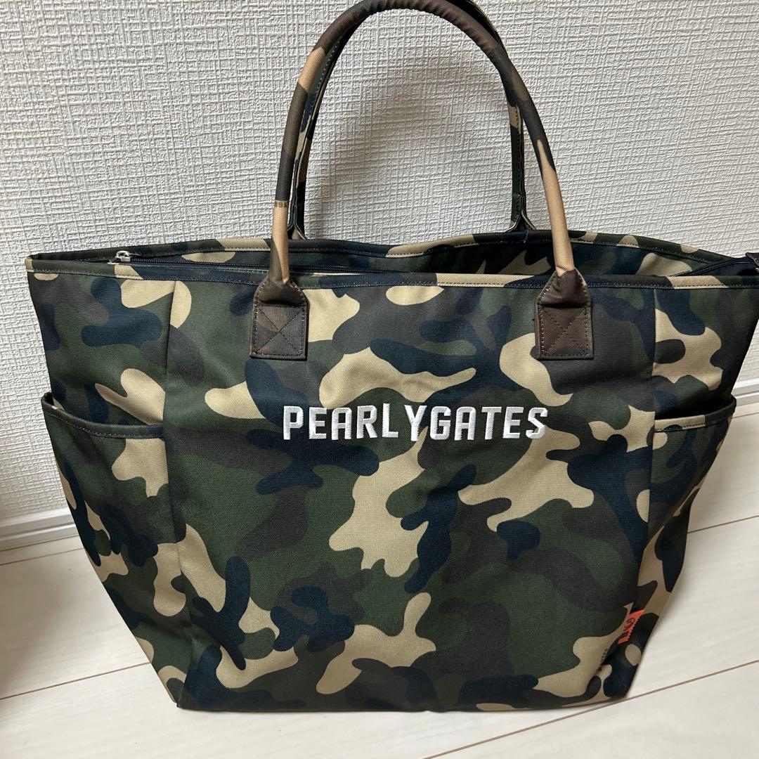 希少　完全完売品　パーリーゲイツ　迷彩　カモフラ　ロッカーバッグ　 美品