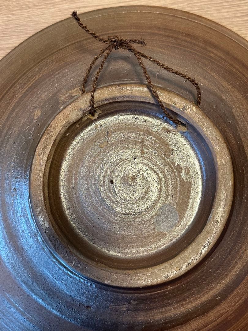 陶芸家名 故 島袋常明 絵皿 龍 鬼 船 魔除 開運 骨董品 古美術 琉球