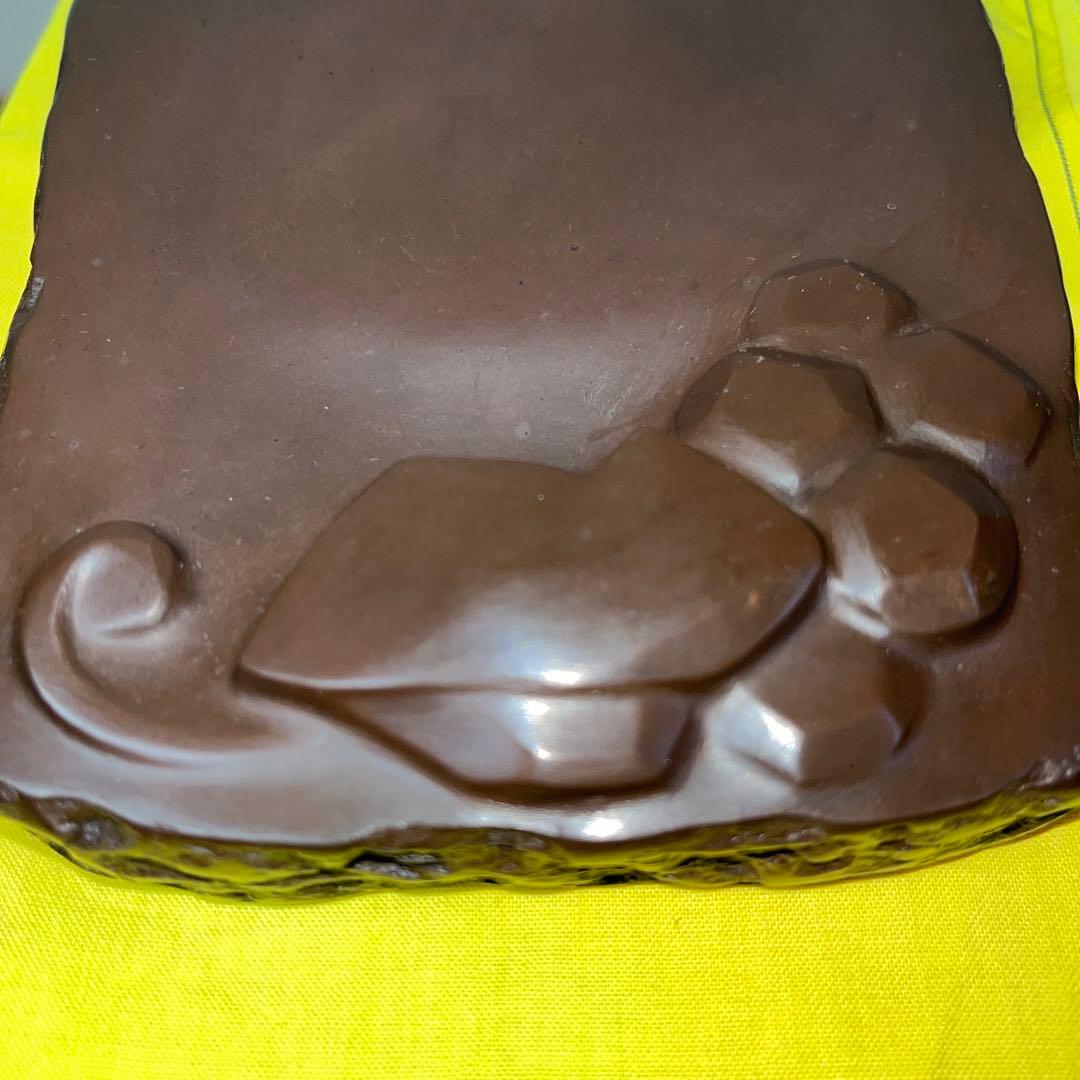 ⭕️赤間硯　名工　堀尾卓司　みのり文研　新品美品　希少　特殊硯　女性好み