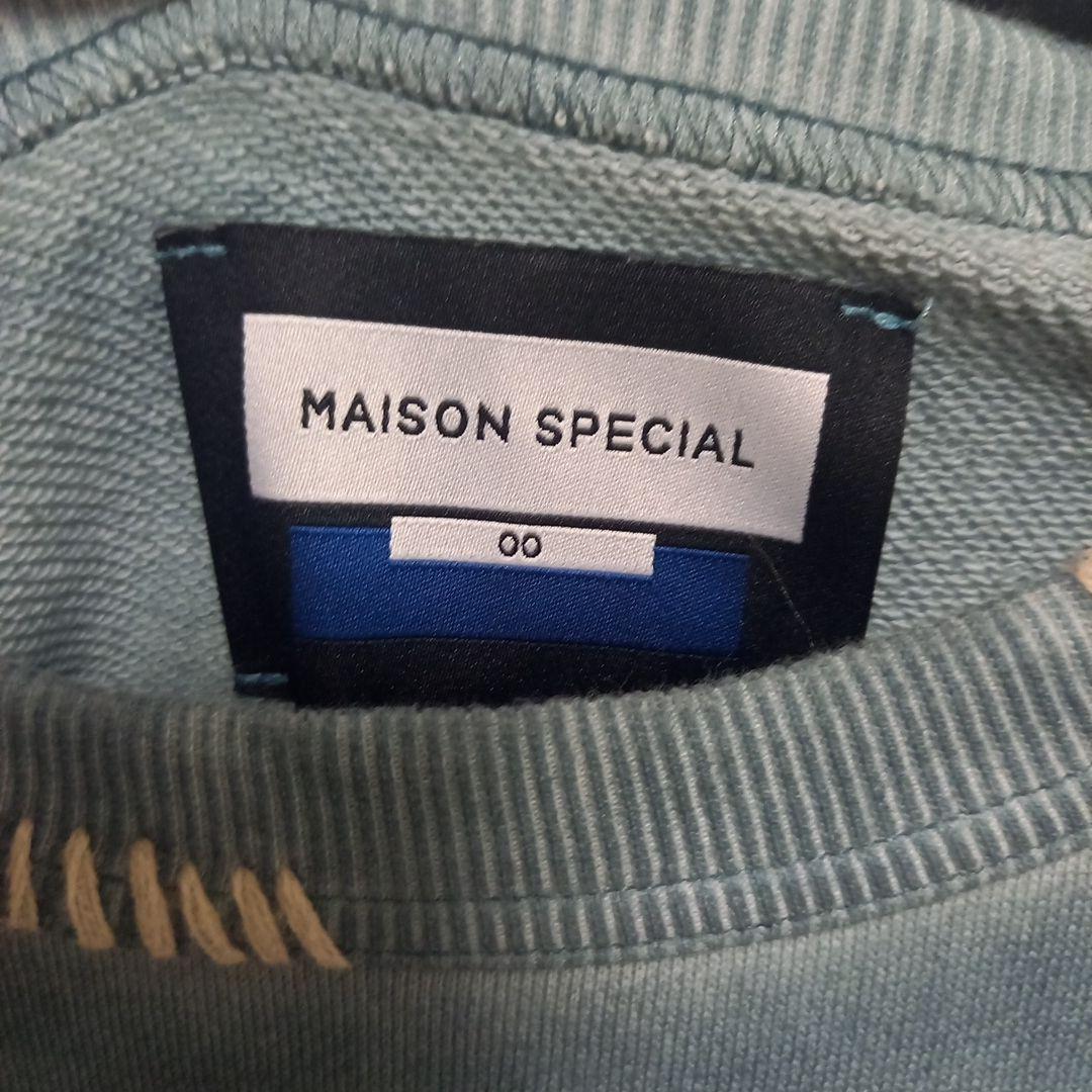 MAISON SPECIAL ブルー スウェット00 人気TAKATO着用