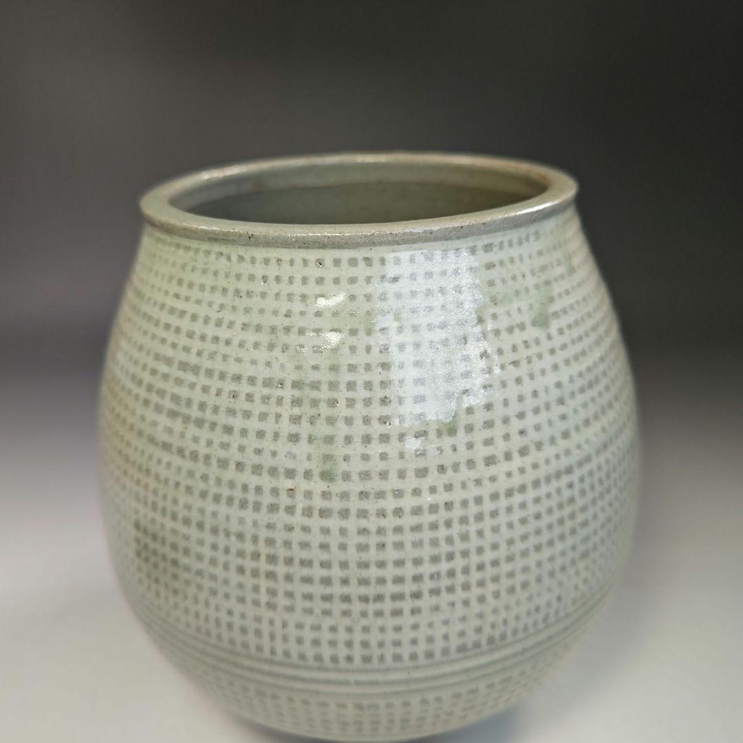 イ774 水指『福森比路志』『三島　芋頭　水指　共箱』茶道具