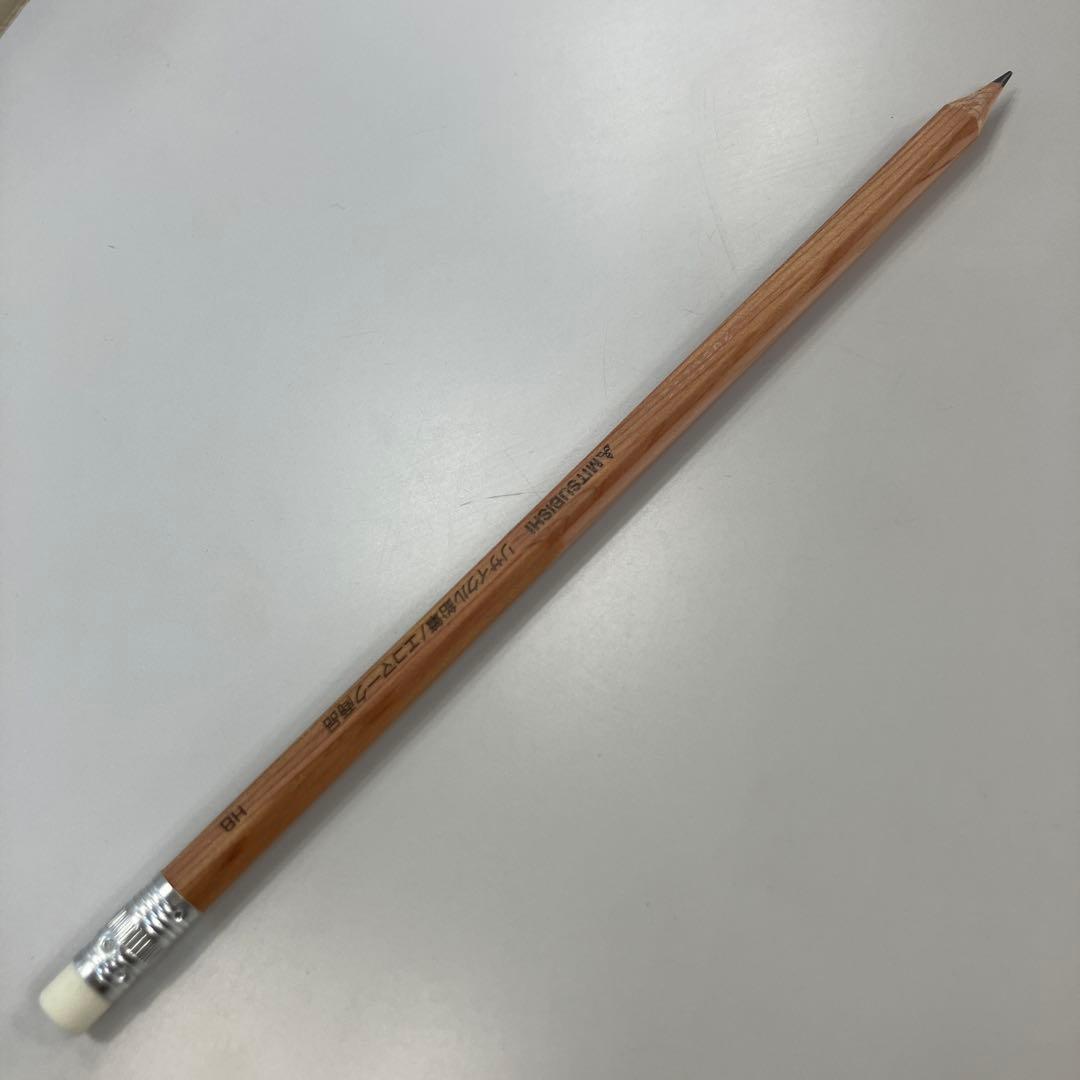 木製シンプルデザイン鉛筆 消しゴム付き