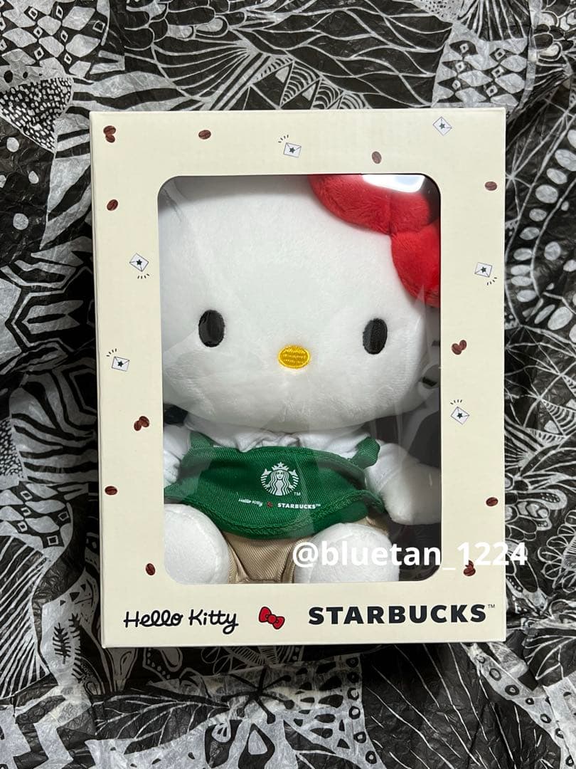 スターバックス　ハローキティ　コラボ　ぬいぐるみ　50周年 海外限定
