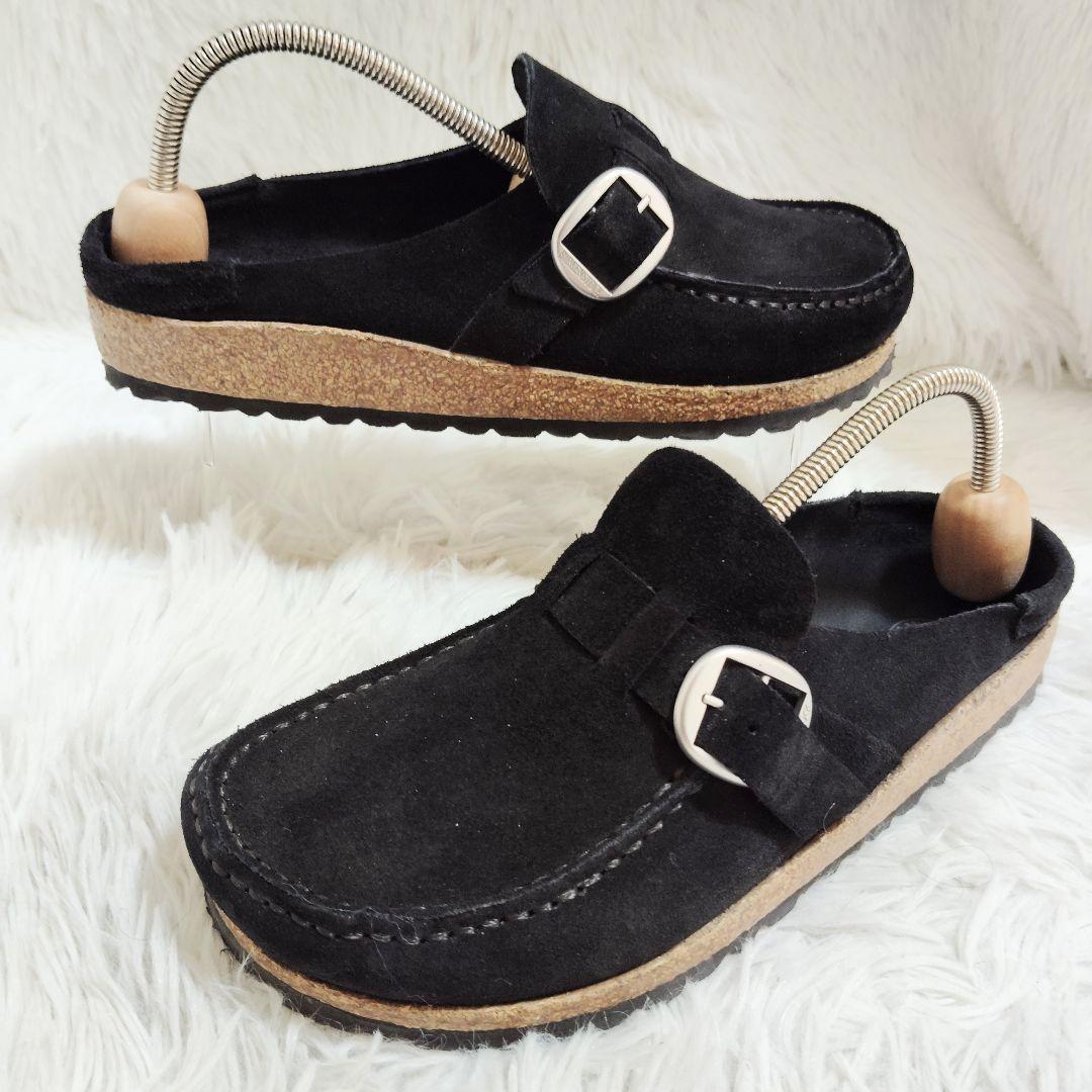 美品！ビルケンシュトック バックリー 37/24 黒 補色済 最終価格