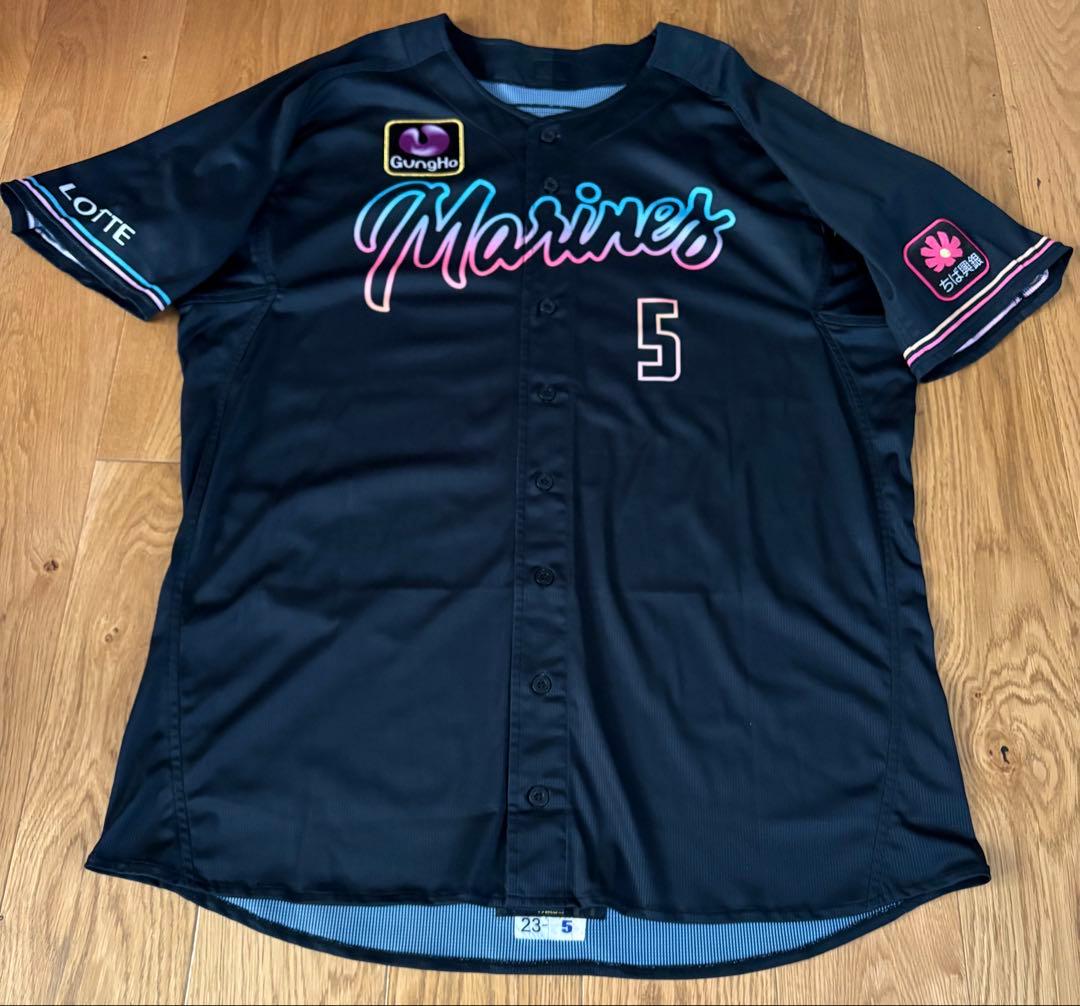 【支給品】安田尚憲　千葉ロッテマリーンズ　ユニフォーム