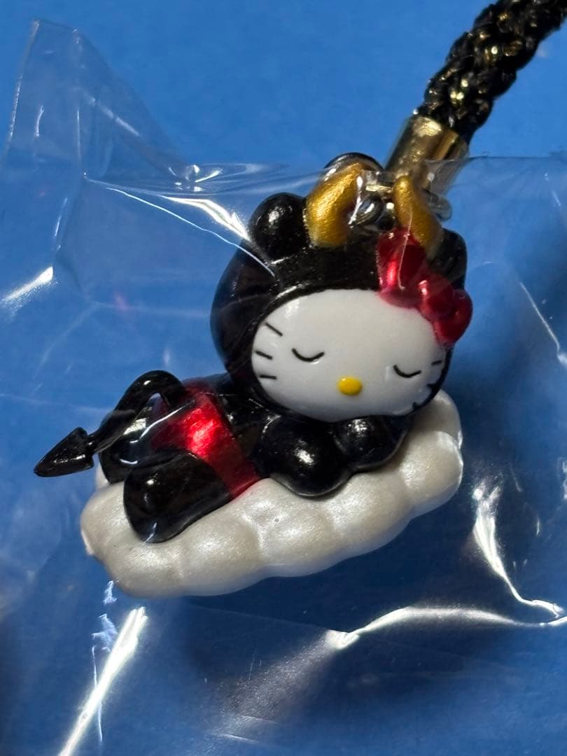 ハローキティ デビル 悪魔　根付 ストラップ　2種セット　希少
