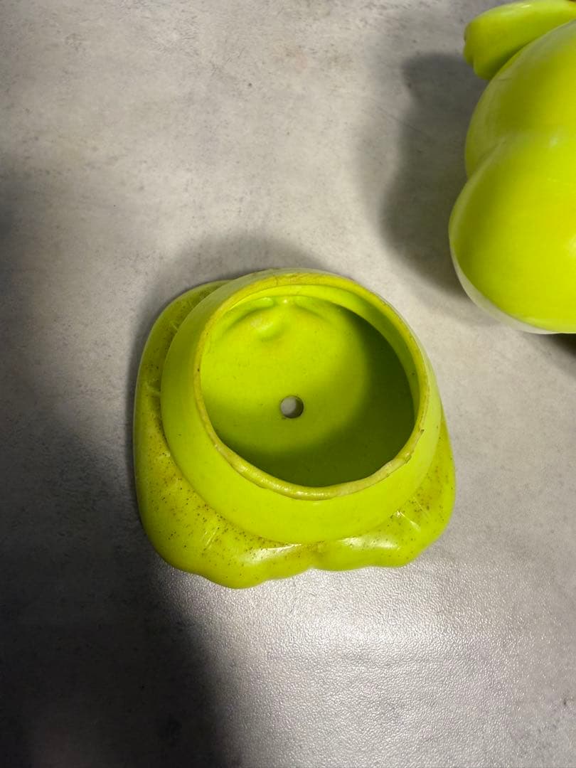 昭和レトロ けろけろけろっぴ ソフビ　貯金箱 　当時物 1988-89 サンリオ