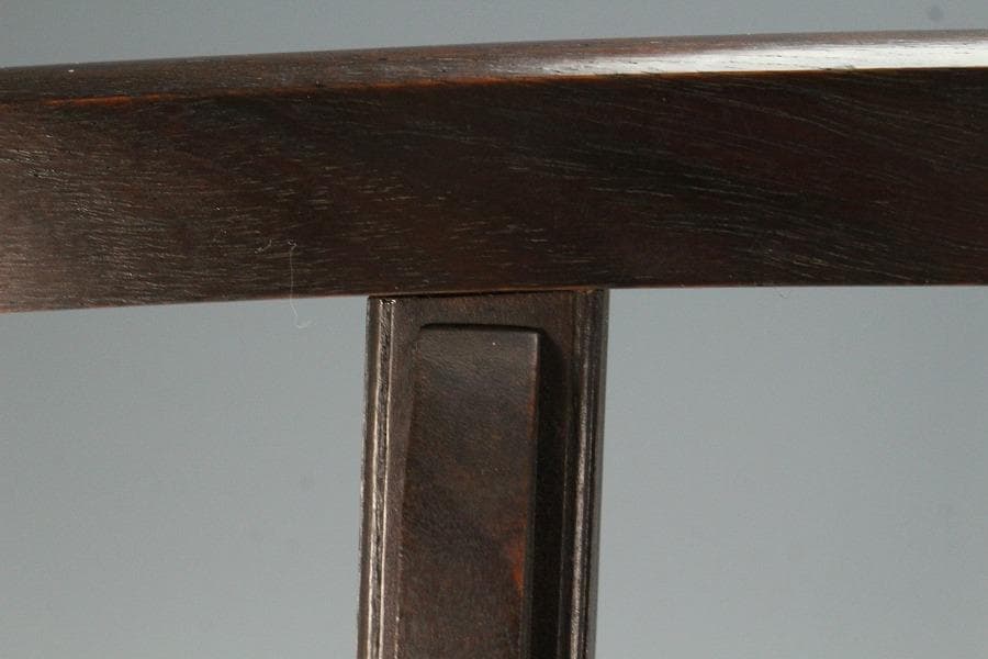 武具甲冑 刀掛 鍔紋透かし 木彫刻 時代物(K-YC460)