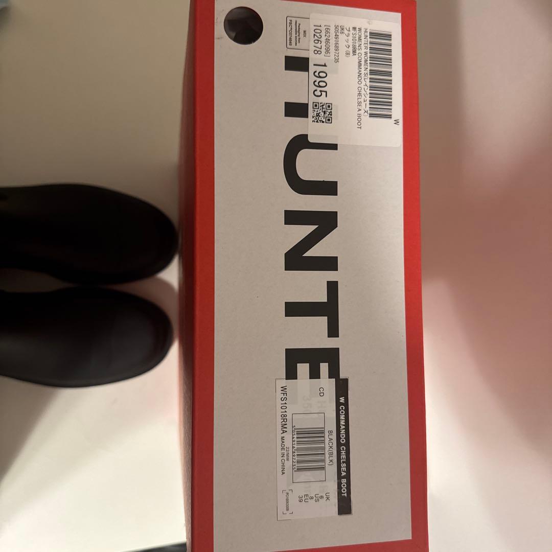 靴 HUNTER UK6 WOMENS COMMANDO CHELSEA BOOT