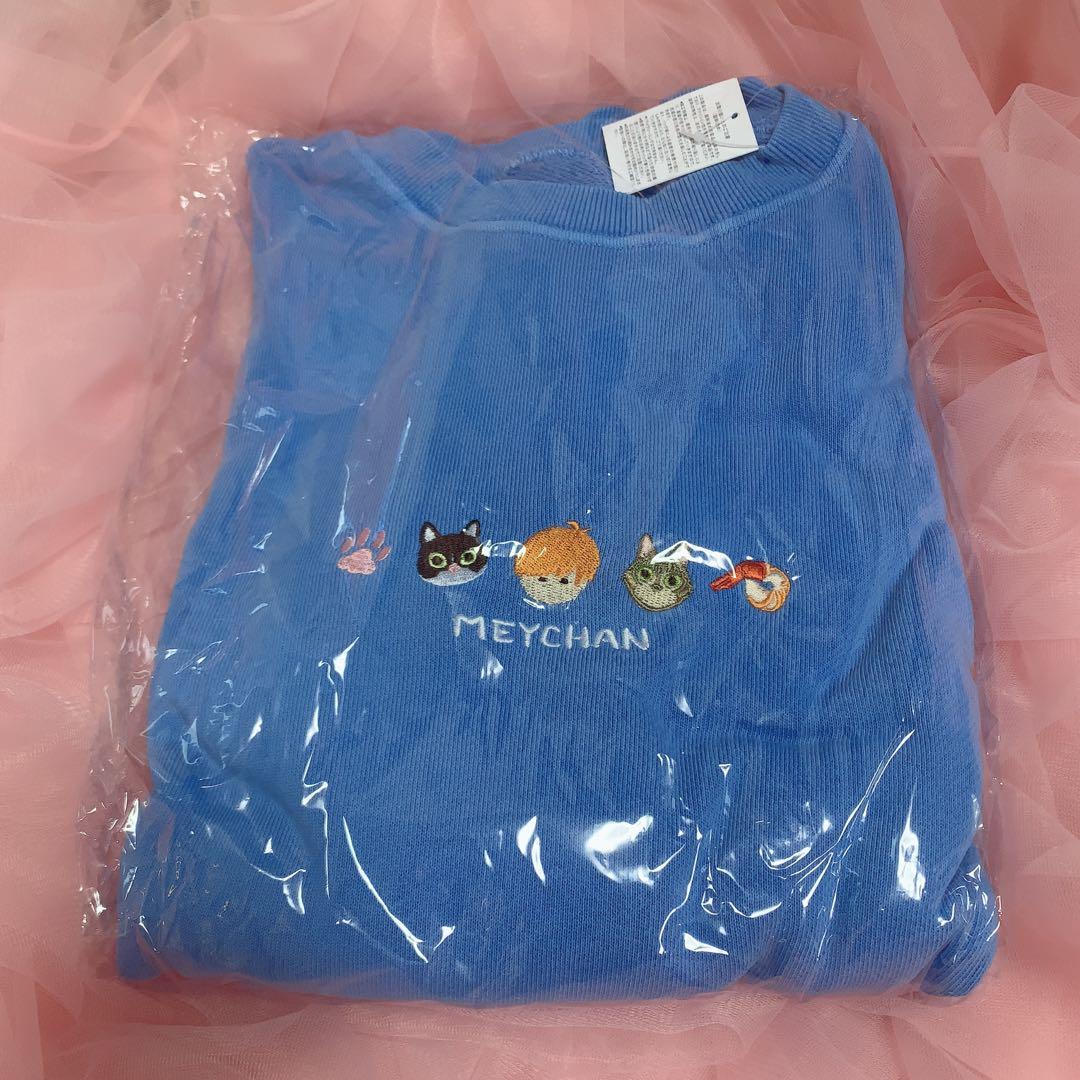 めいちゃん にゃんぴーず刺繍トレーナー XXL