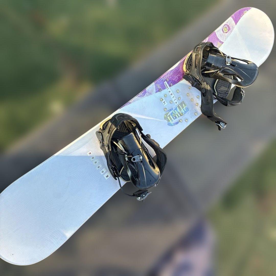 スノーボード ホワイト/パープル値下げ可能❗️