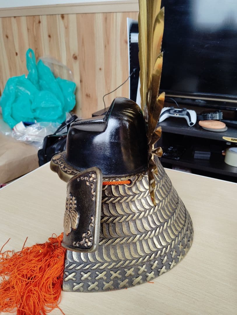 【良品】豊臣秀吉 兜 飾り 五月人形 美術品