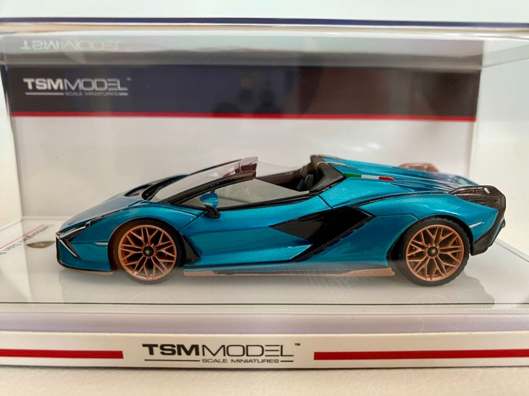 TSM 1/43 ランボルギーニ シアン ロードスター Blu Uranus