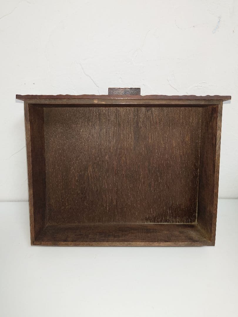 木製 3段 小物入れ 三段引出し 昭和レトロ 民芸 アンティーク 民藝 工芸