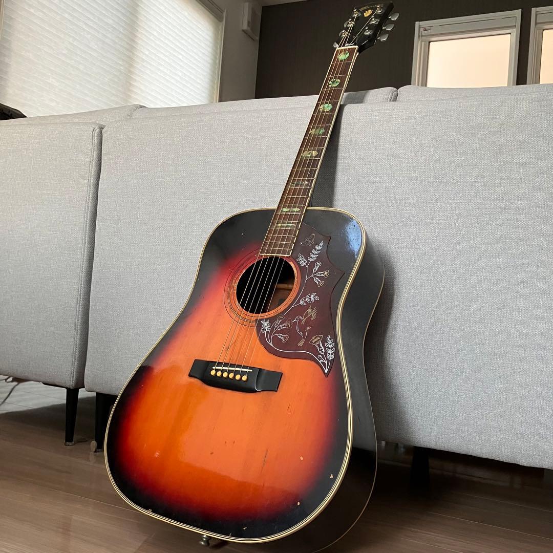 激鳴り❗️70's Jヴィンテージ❗️ハミングバード レリック加工❗️エレアコ仕様‼️