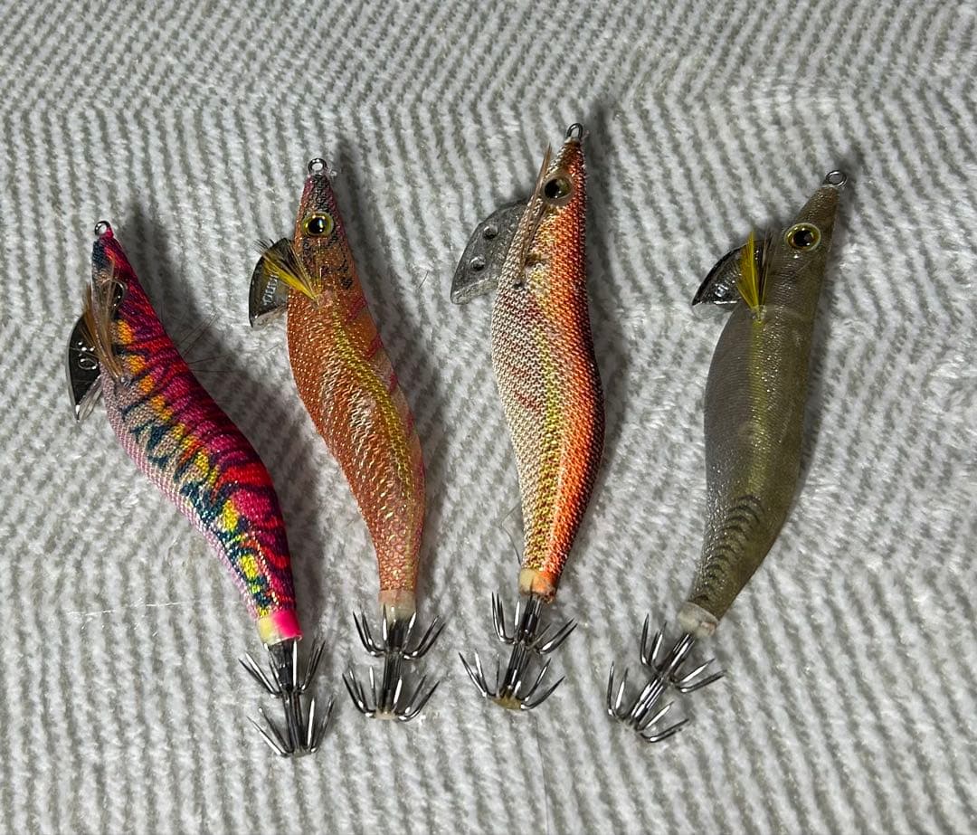 KOKO♡まとめ買い値下げ可能 エギング引退セット　エギ、バック、ケース