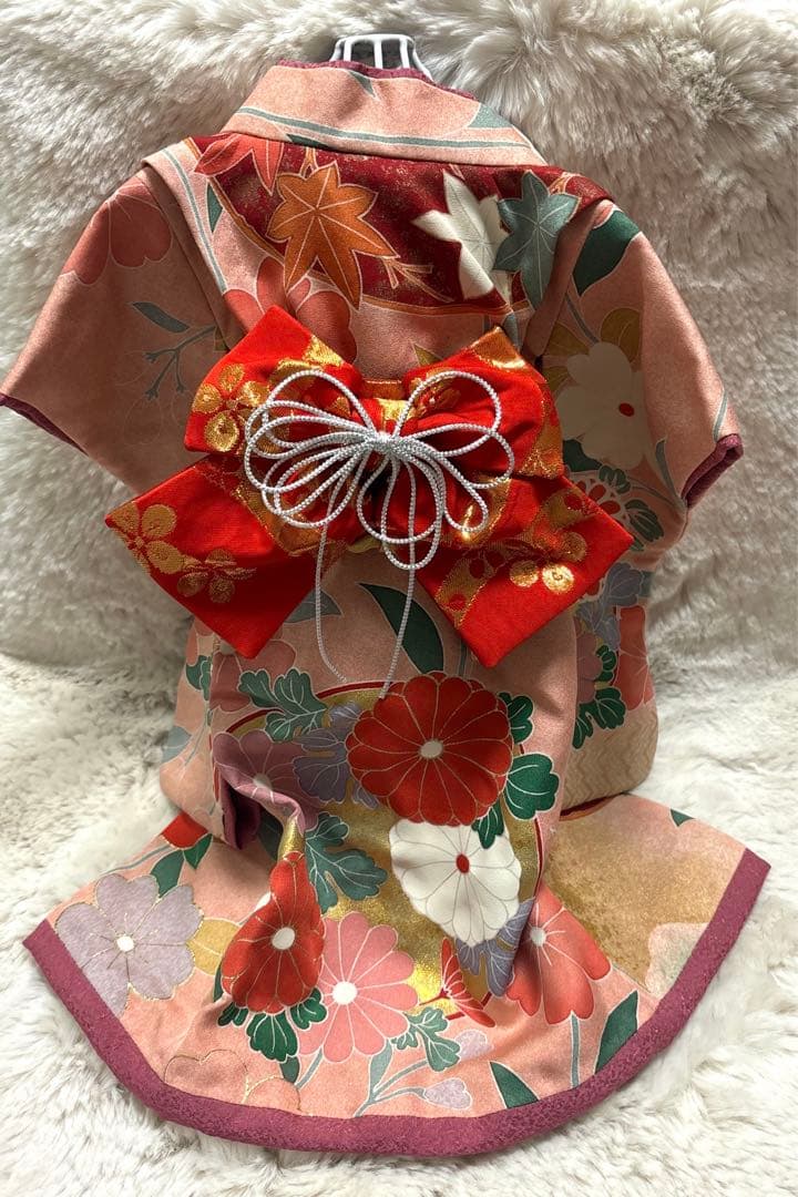 犬用　着物　帯付き　わんちゃん着物