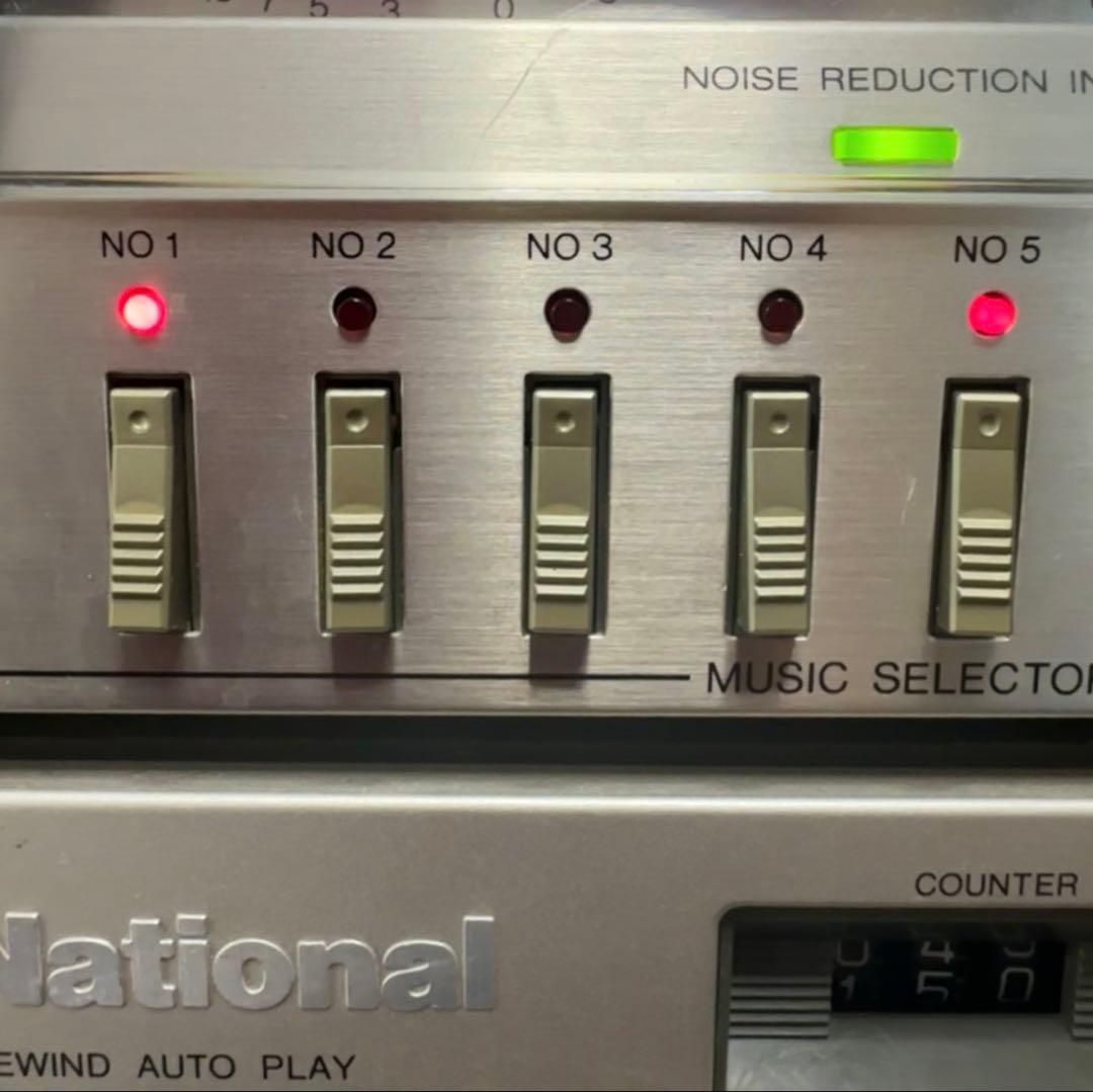 美品未使用近い！NationalナショナルRX-5700ラジカセメンテナンス済み