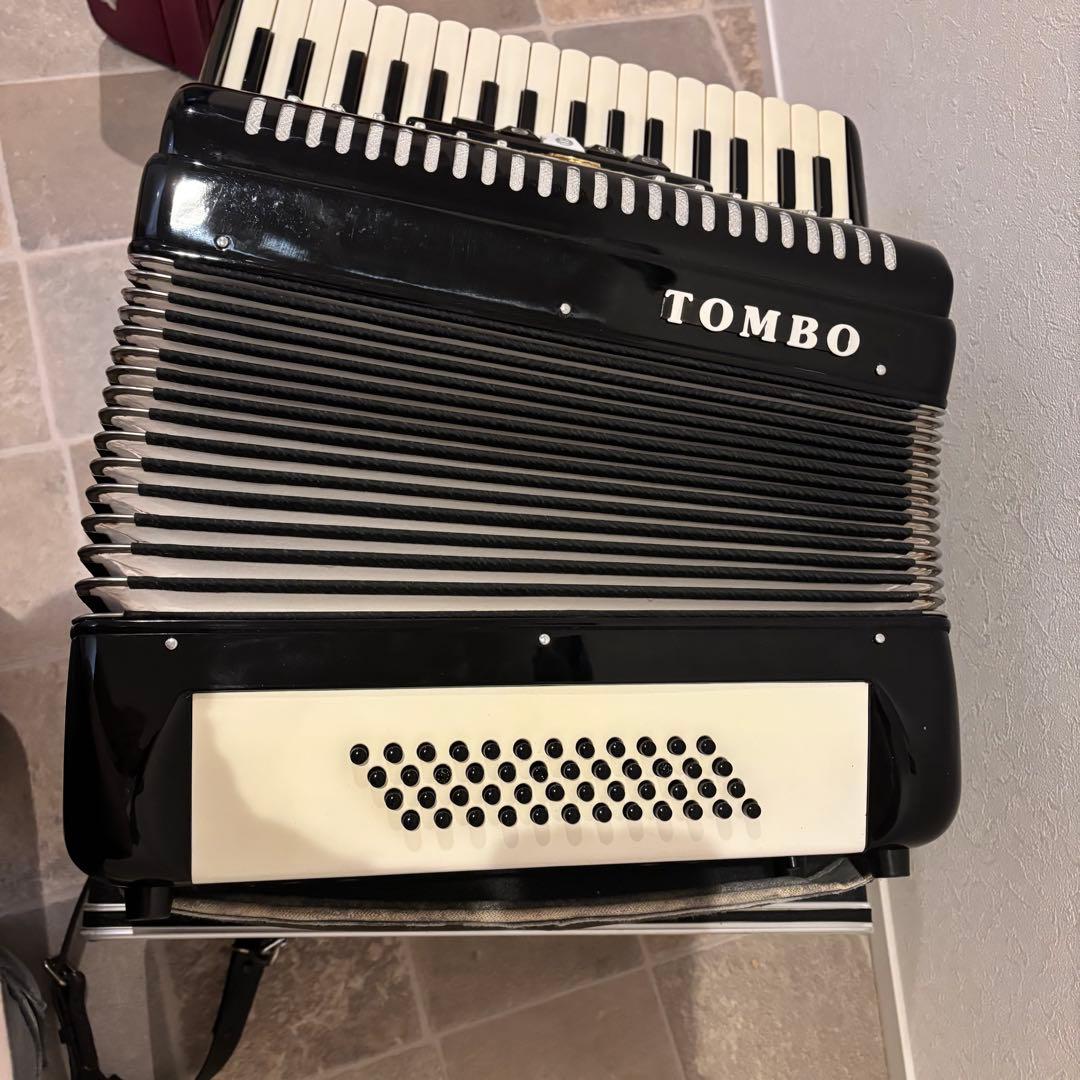 【美品】TOMBO トンボアコーディオン T-48 ケース付き T48
