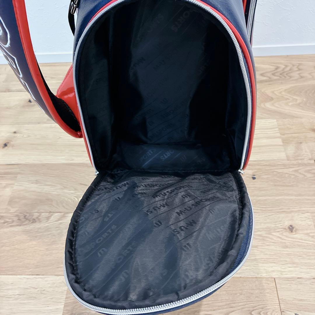 MU SPORTS キャディバッグ 8.5型 ローリングソール フードカバー付き