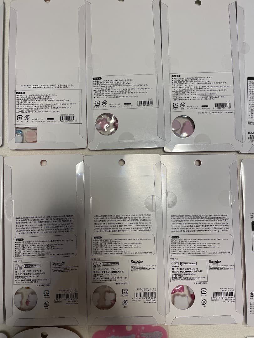 ボンボンドロップシール　まとめ売り　コットンパフィシール　サンリオ　ディズニー