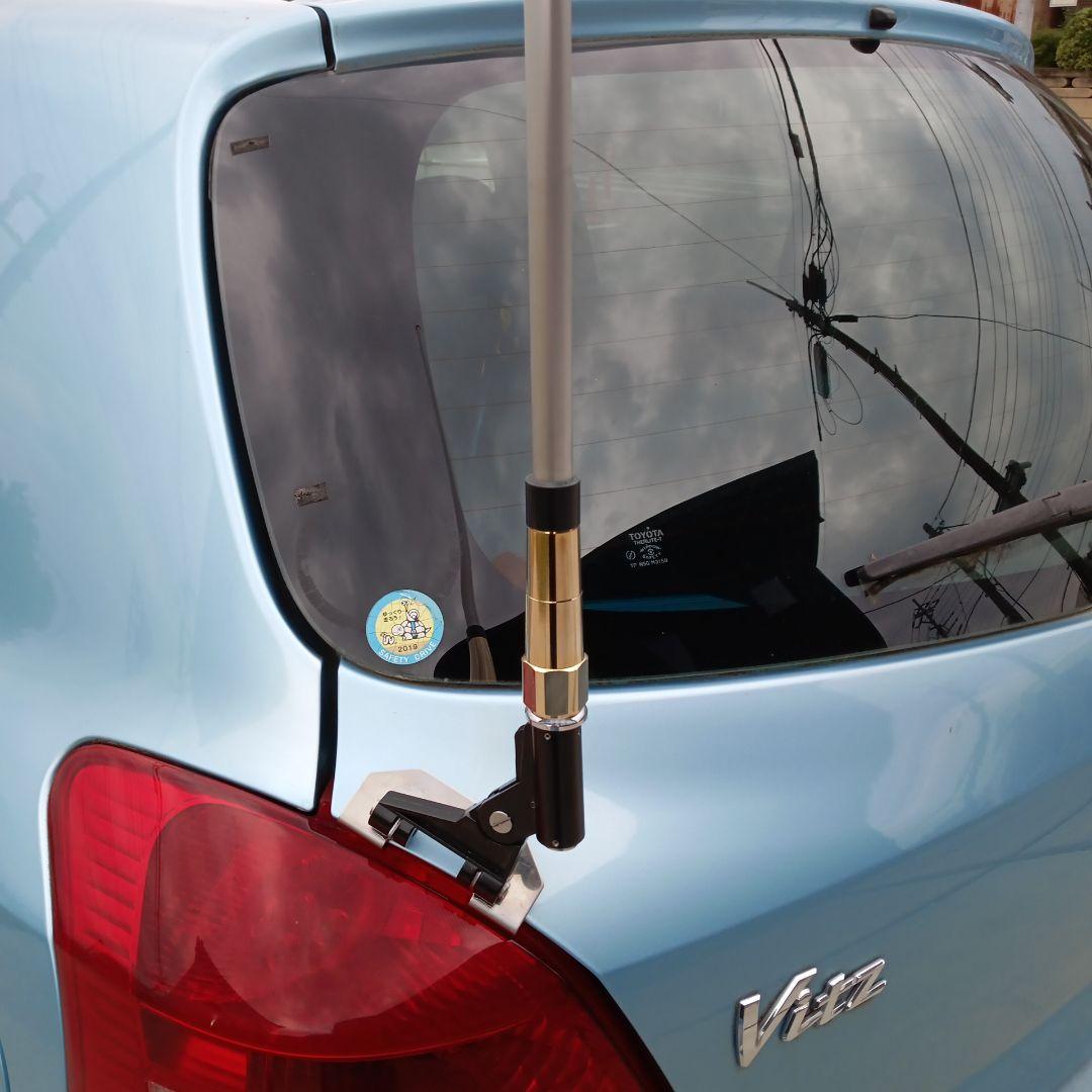 国産パイオニアパーソナルアンテナ・取り付基台風林火山黒色