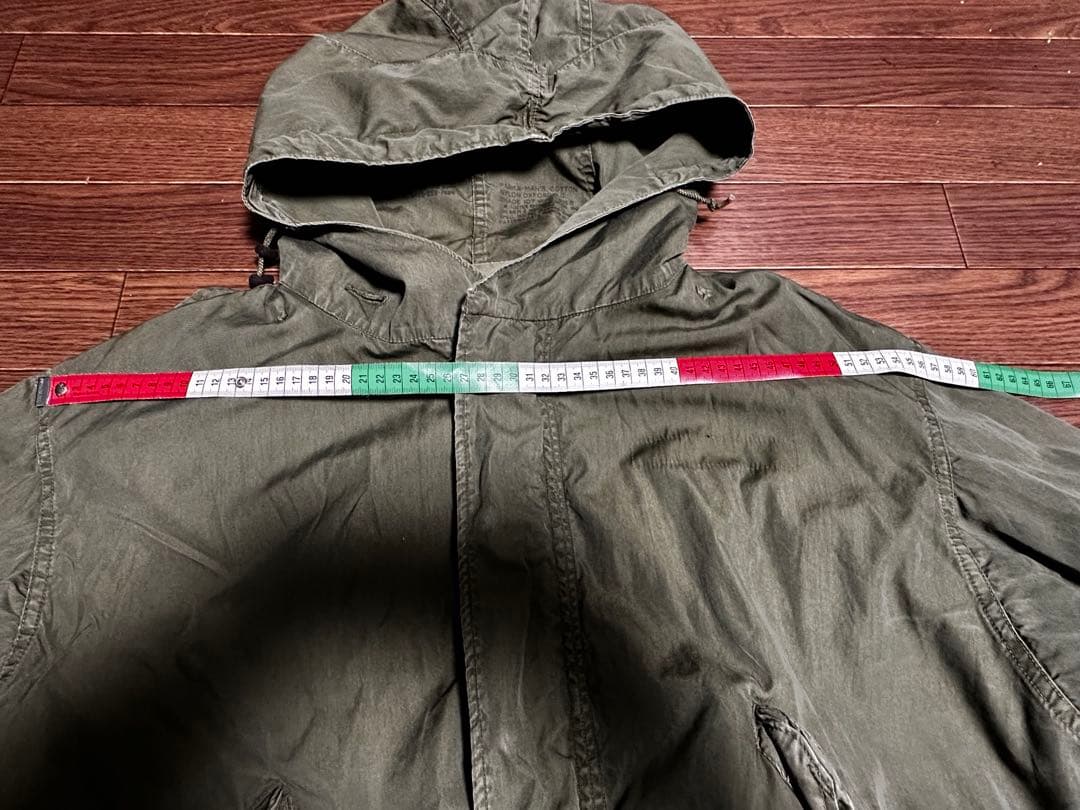 50sミリタリー　SMALLモッズコート M51 ミリタリージャケット　古着