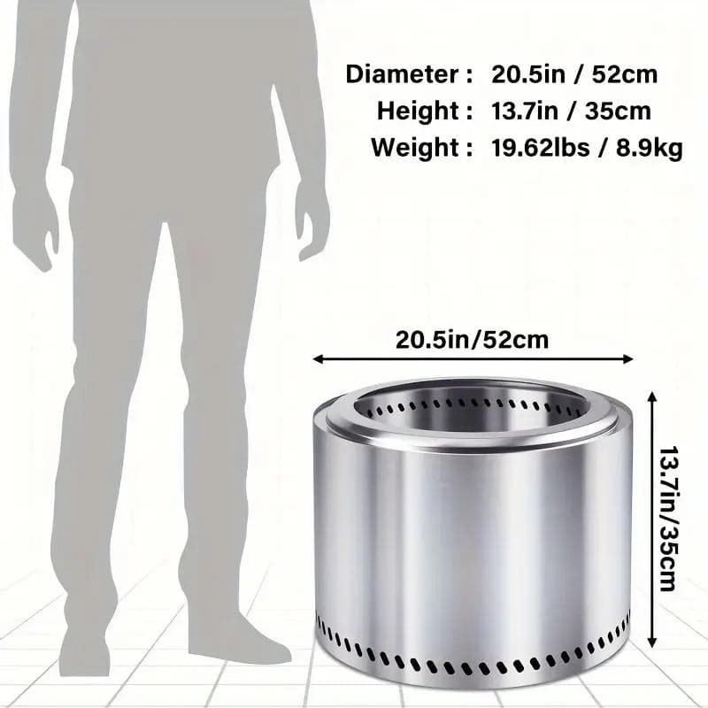 大型二次燃焼焚火台ストーブ ファイアーピット 新品未使用品