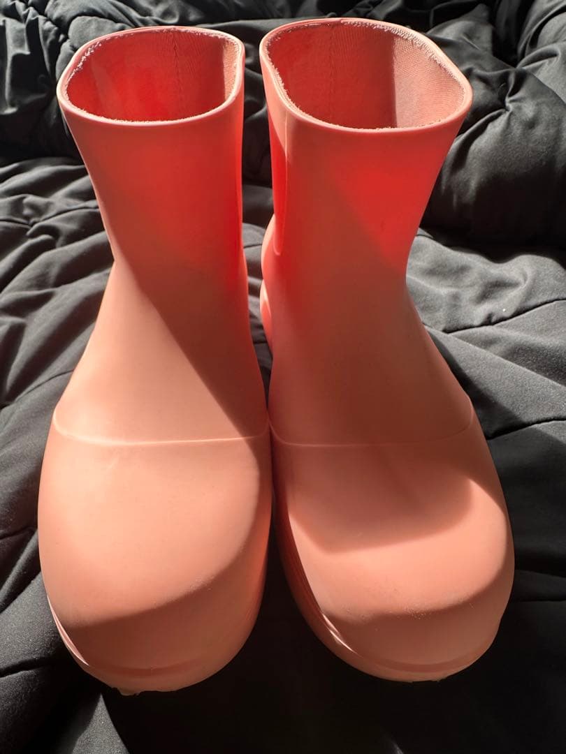 靴 Bottega Veneta puddle boots pink