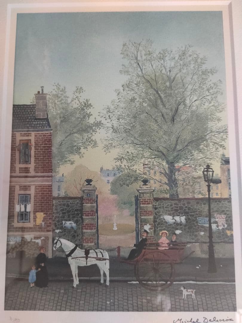 ミッシェル・ドラクロワ　ドラクロア　リトグラフ　　 3/150