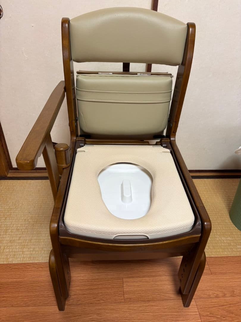 木製介護トイレ きらく コンパクト 普通便座