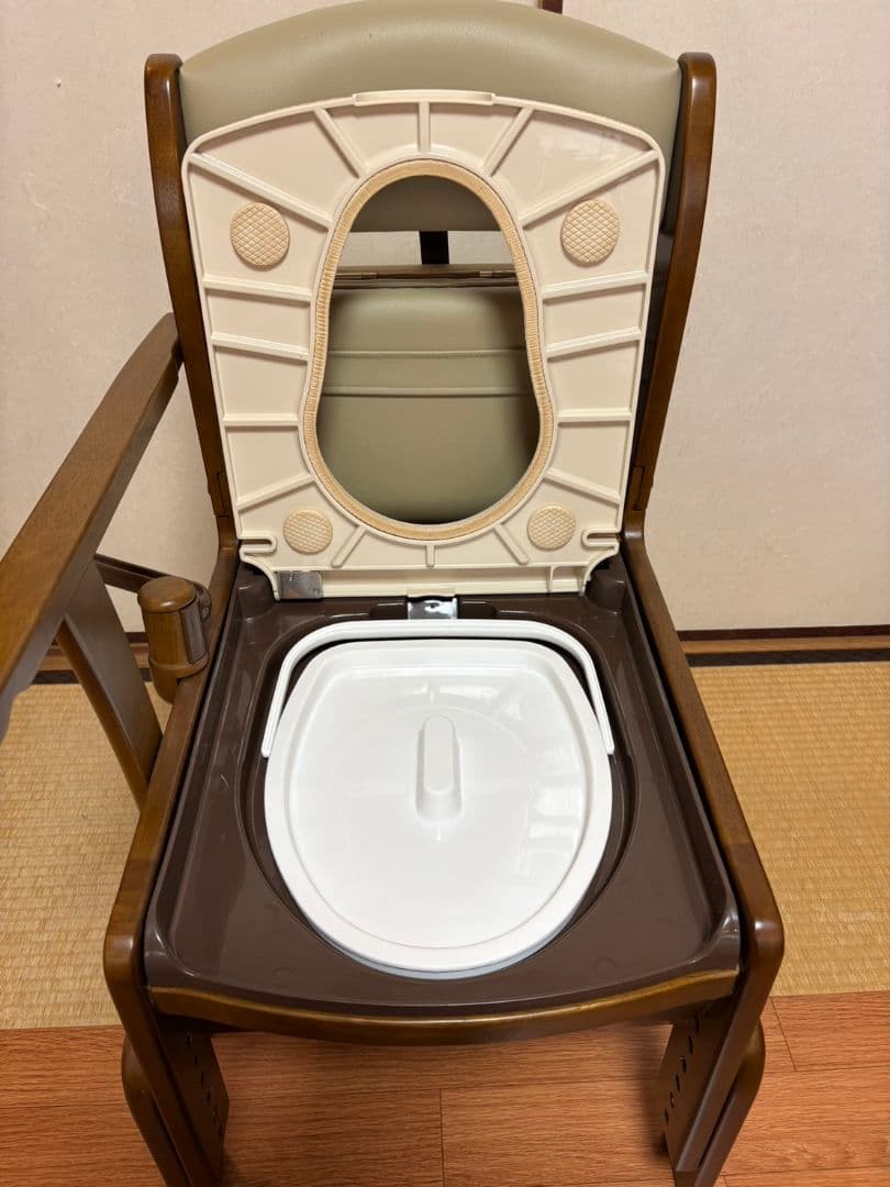 木製介護トイレ きらく コンパクト 普通便座