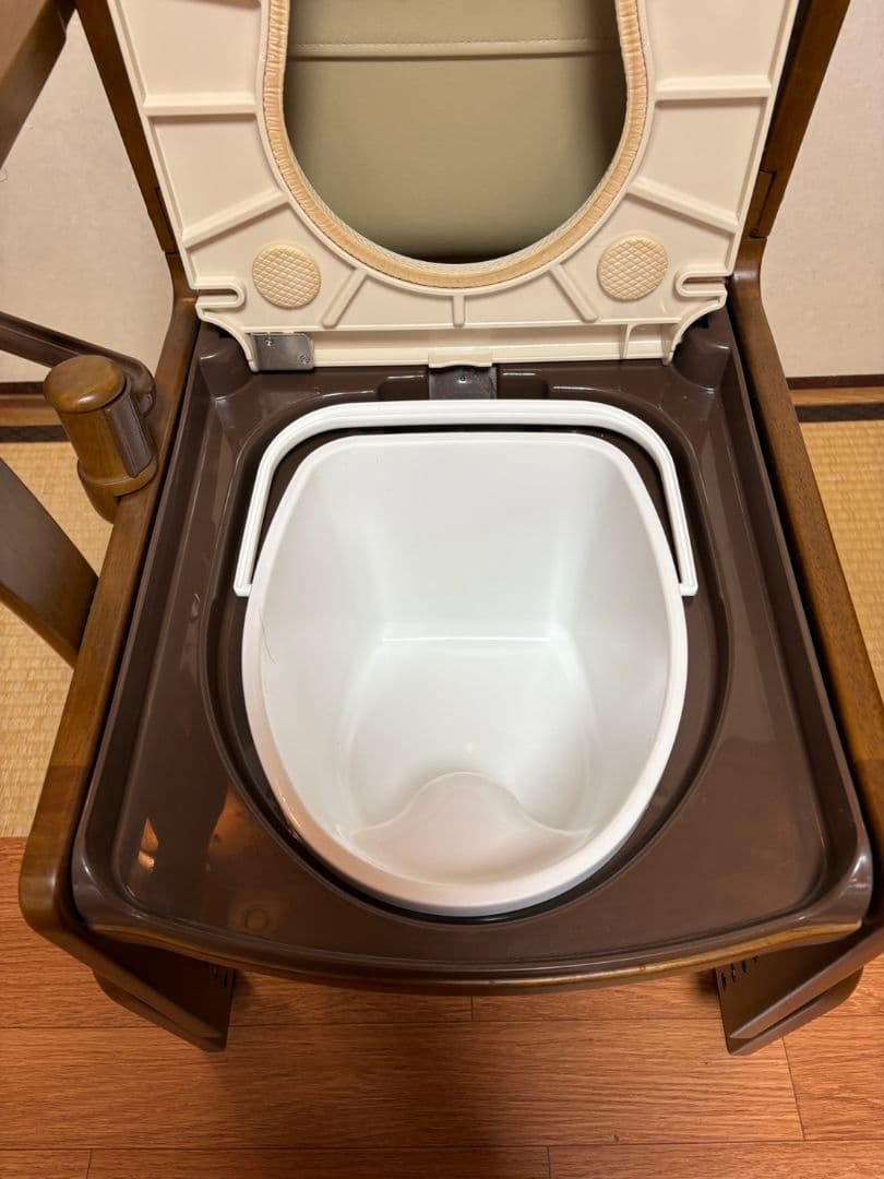 木製介護トイレ きらく コンパクト 普通便座
