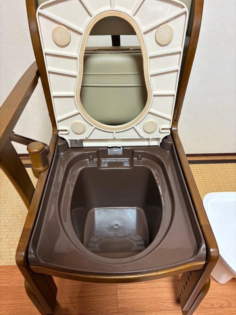 木製介護トイレ きらく コンパクト 普通便座