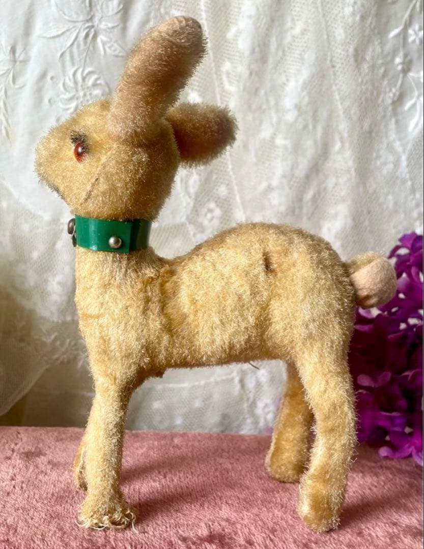 バンビぬいぐるみ3体セット　子鹿小鹿　　フランスアンティーク　ドイツヴィンテージ