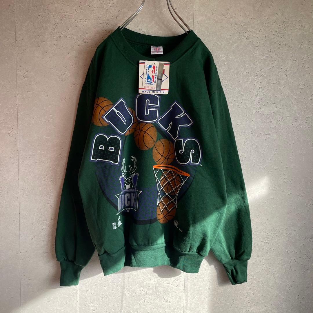 激レア 90s NBA ミルウォーキー バックス スウェット USA製